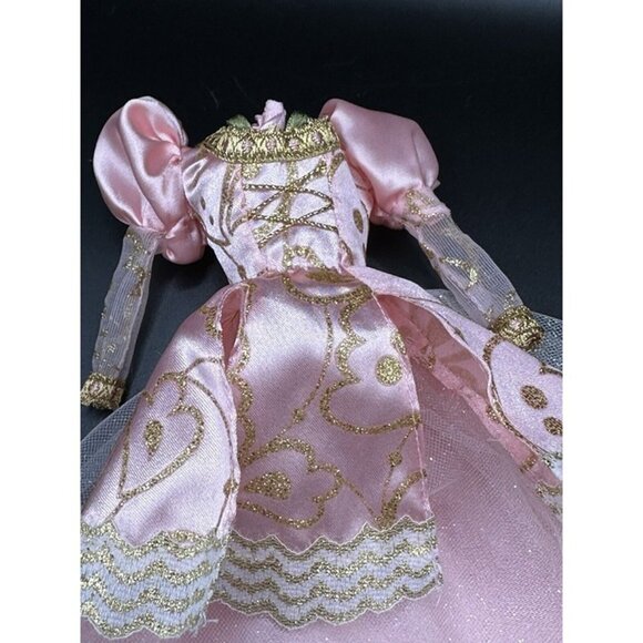 Mattel 1997 Barbie as Rapunzel Gown Dress Pink And Gold Costume 1990’s Vintage - Picture 9 of 12